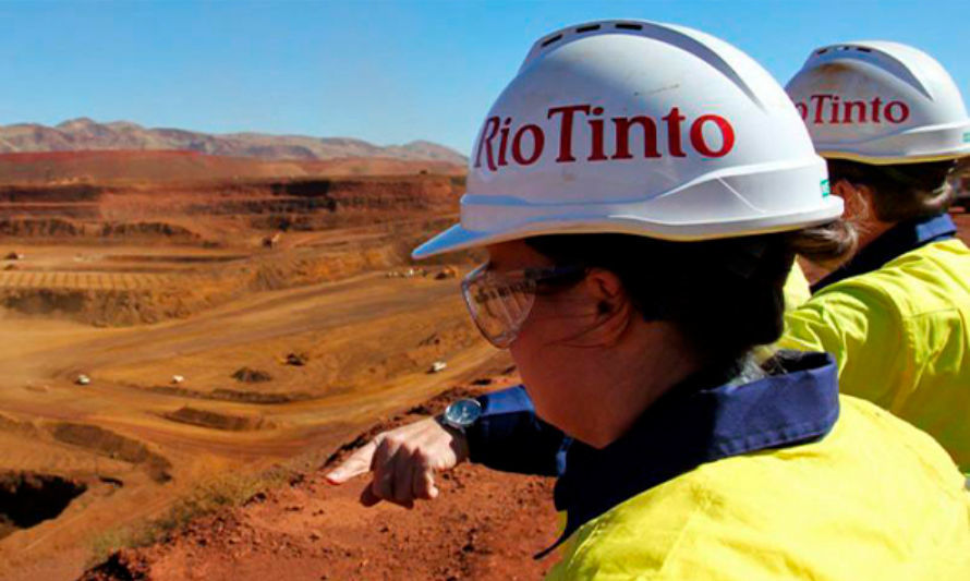 Rio Tinto publica resultados de producción del cuarto trimestre y destaca vinculación con Codelco