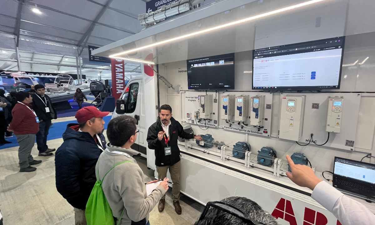 ABB en Chile exhibe el Drakkar móvil y soluciones para protección y control de motores en baja tensión
