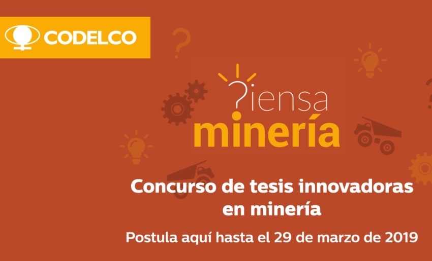 Codelco abre postulaciones para “Piensa Minería”