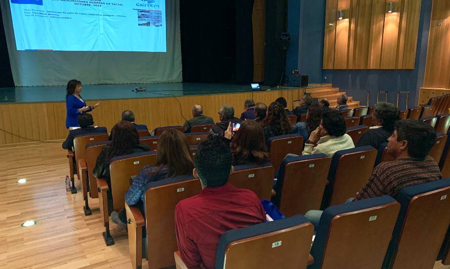 Pequeños y medianos mineros taltalinos fueron invitados a innovar en sus procesos