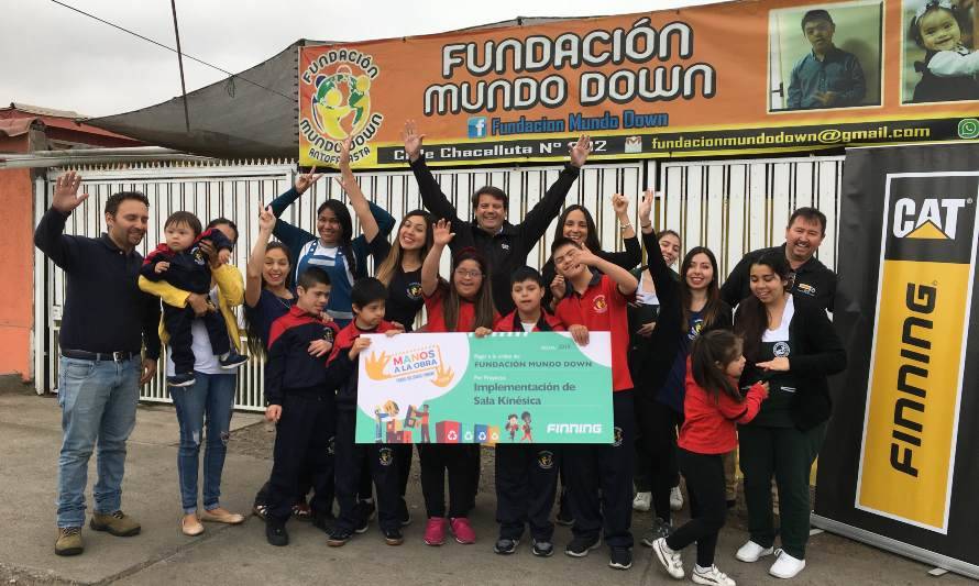 Finning apoya a Fundación Mundo Down en Antofagasta
