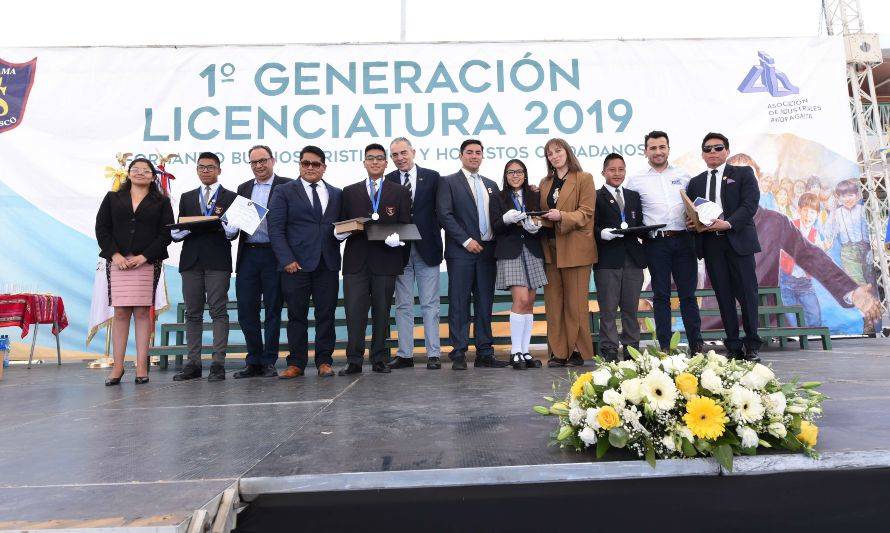 Colegio Técnico Industrial Don Bosco Calama licenció a su primera generación de estudiantes