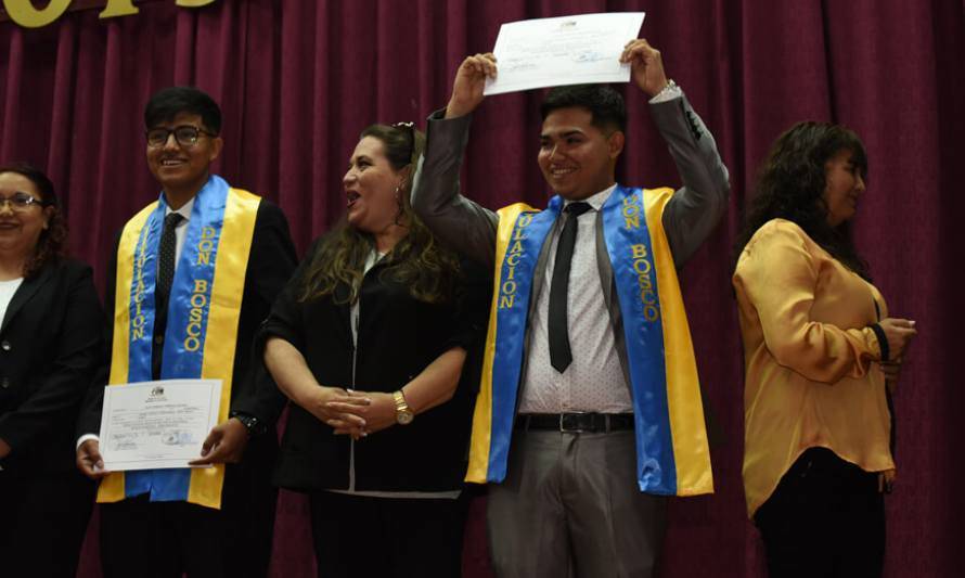 Más de 150 estudiantes del CTI Don Bosco Antofagasta se titularon