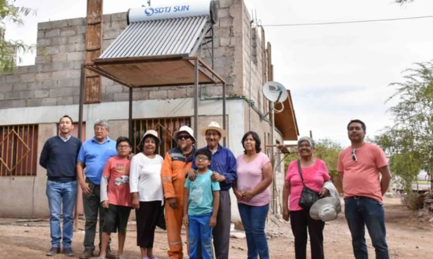 35 familias del sector rural de Chunchuri cuentan con nuevos calefactores solares