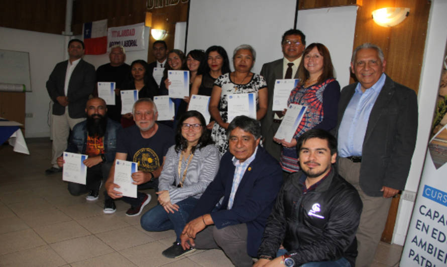 Profesores son capacitados en patrimonio y medio ambiente