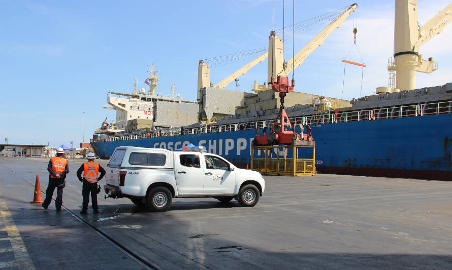Puerto de Antofagasta realizó simulacro por coronavirus