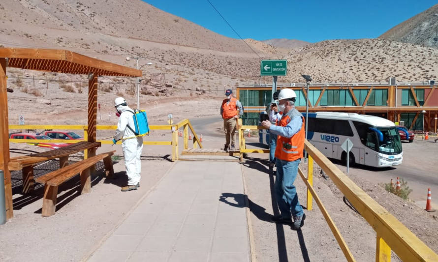 Seremi de Minería de Atacama fiscalizó medidas preventivas por Covid-19 en Caserones