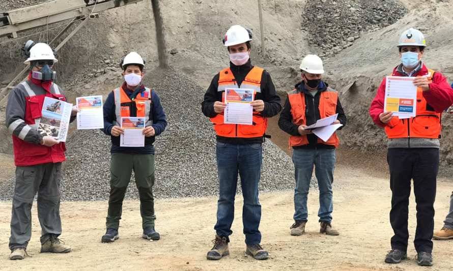 Sernageomin fiscalizó medidas de seguridad y prevención por COVID-19 en faenas mineras