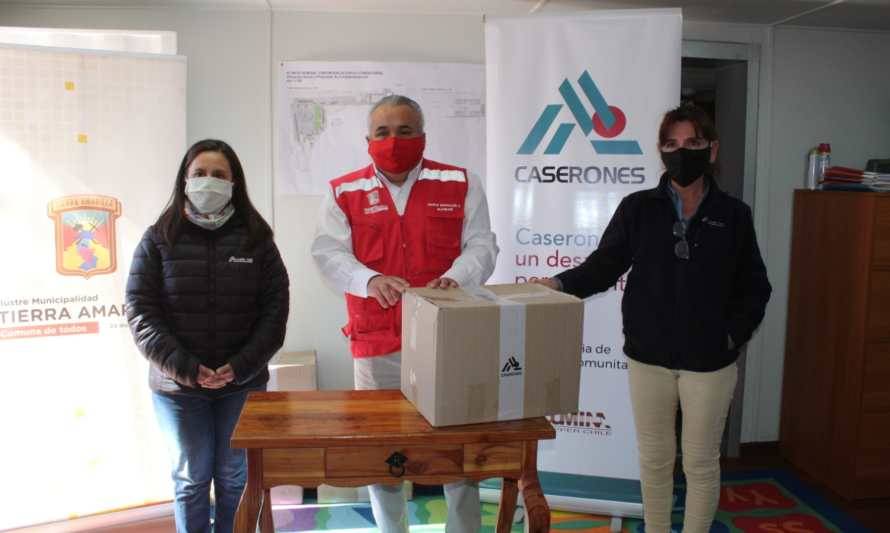 Lumina Copper Chile entregó 500 cajas de alimentos a la Municipalidad de Tierra Amarilla