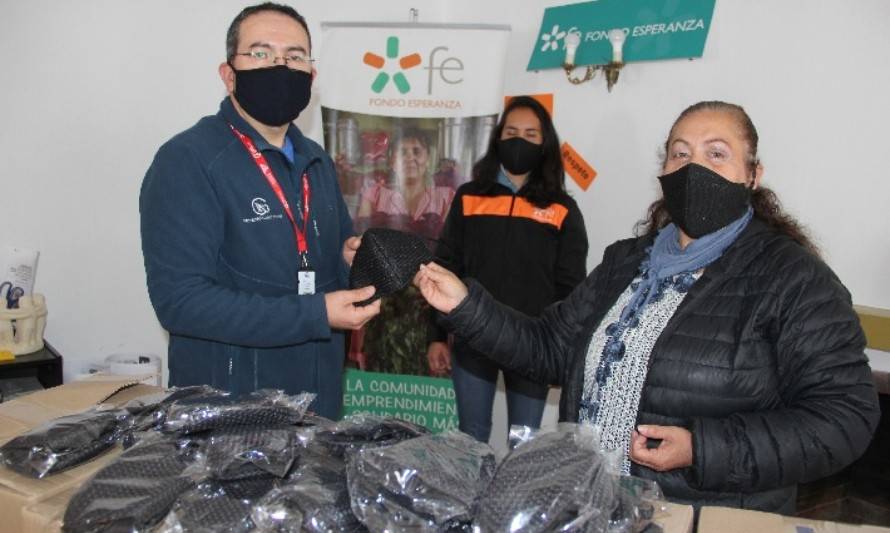 Minera El Abra apoyó emprendimiento local comprando 2 mil mascarillas