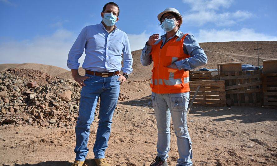 Subsecretario Blanco visitó minera Barbarita en Tarapacá