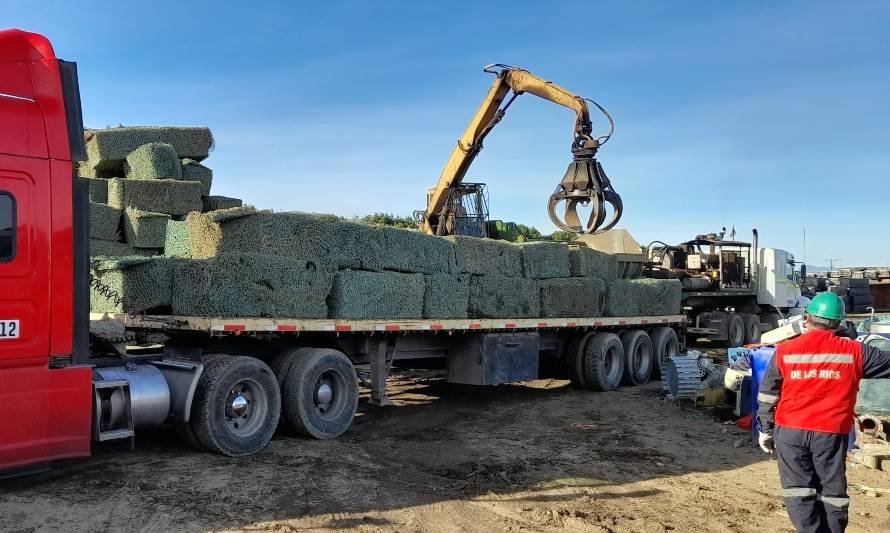 Empresa acuicola recicla la totalidad de sus mallas de cobre