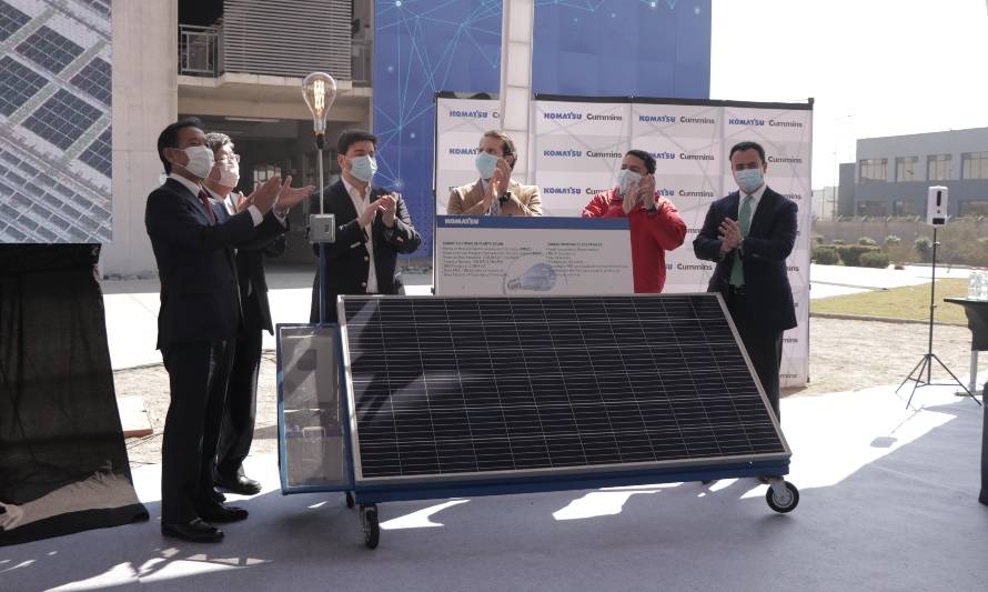 Komatsu Cummins Chile inaugura su primera planta fotovoltaica
