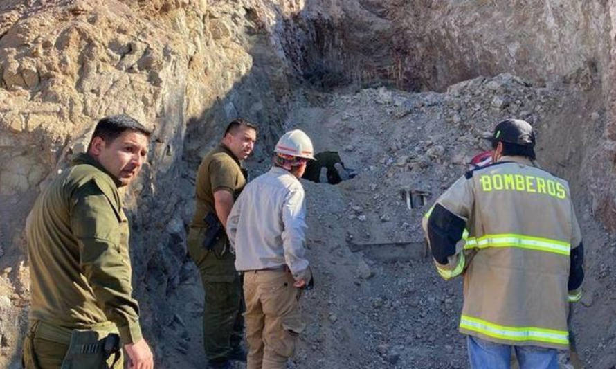 Derrumbe en mina de Freirina deja a dos personas fallecidas