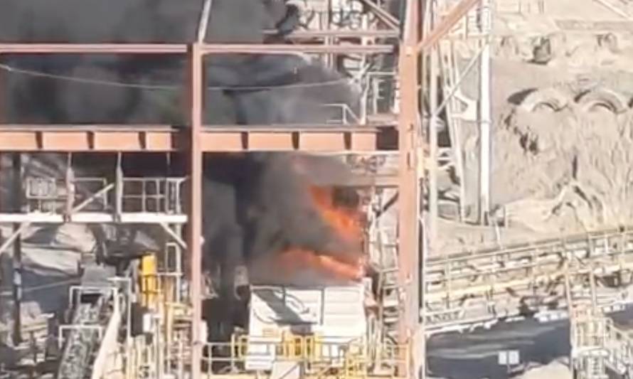 Teck Carmen de Andacollo sufrió incendio
