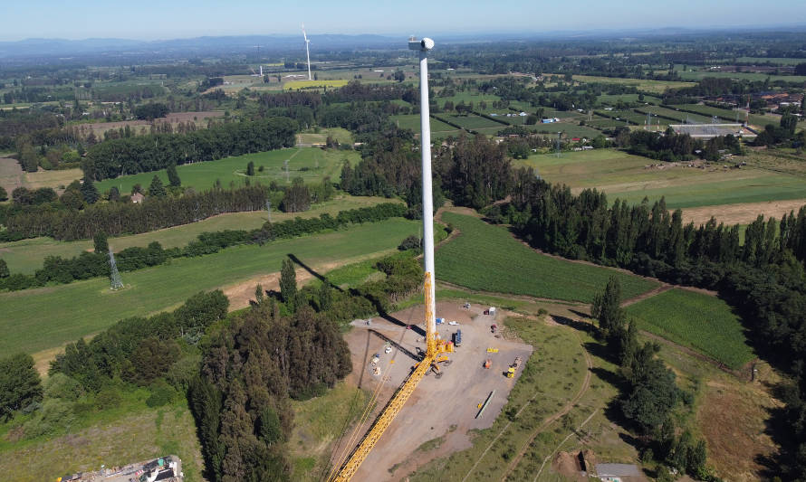 Avanza construcción de los parques eólicos Mesamávida y Campo Lindo de AES Chile