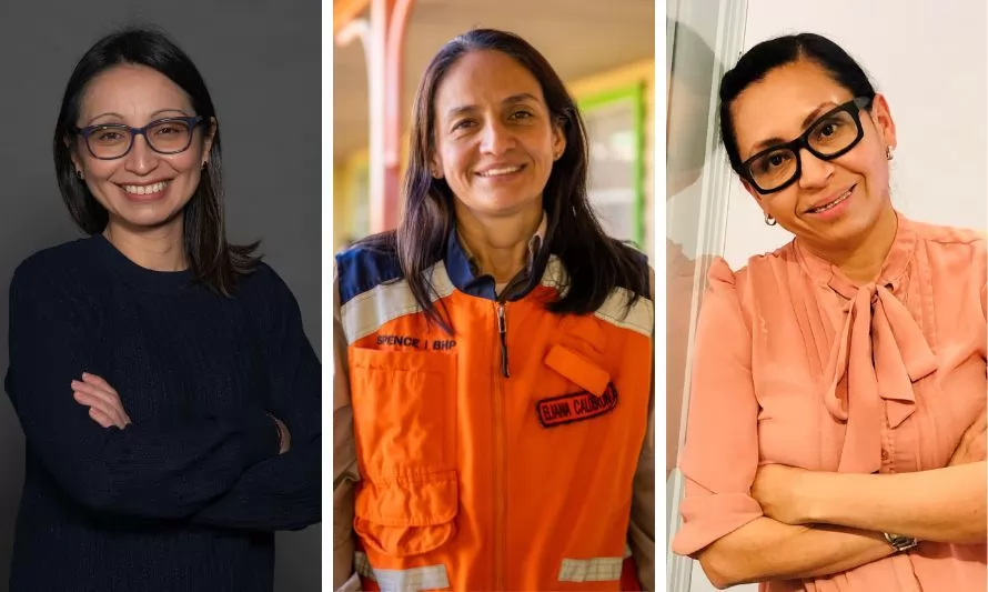 Tres chilenas seleccionadas en el Women in Mining UK's "100 Global Inspirational Women in Mining"