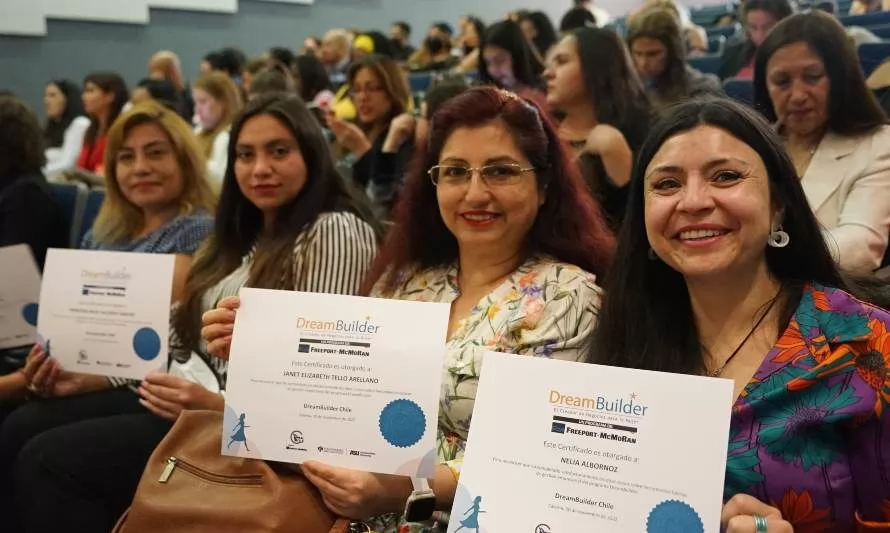 Calama y Alto El Loa tienen 115 nuevas graduadas en el programa para emprendedoras “DreamBuilder”