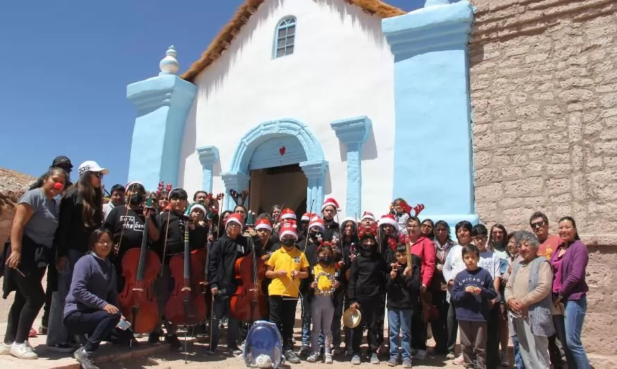 En Conchi Viejo culminó ciclo de conciertos de la Orquesta Juvenil del Altiplano