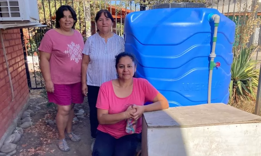 Comunidad de Huertos Familiares mejora su abastecimiento de agua potable