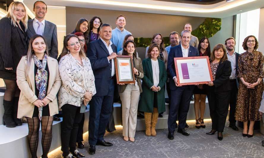 AES Andes recibe Sello Iguala Conciliación del Ministerio de la Mujer