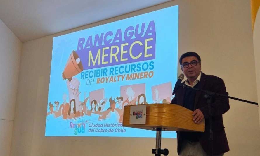 Juan Godoy: “Rancagua merece recibir recursos del Royalty, es una ciudad minera y la capital del Cobre de Chile”