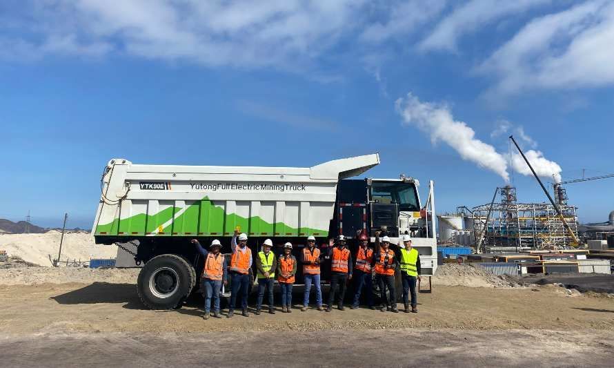 CMP asegura flota de camiones eléctricos para su proyecto de relaves filtrados