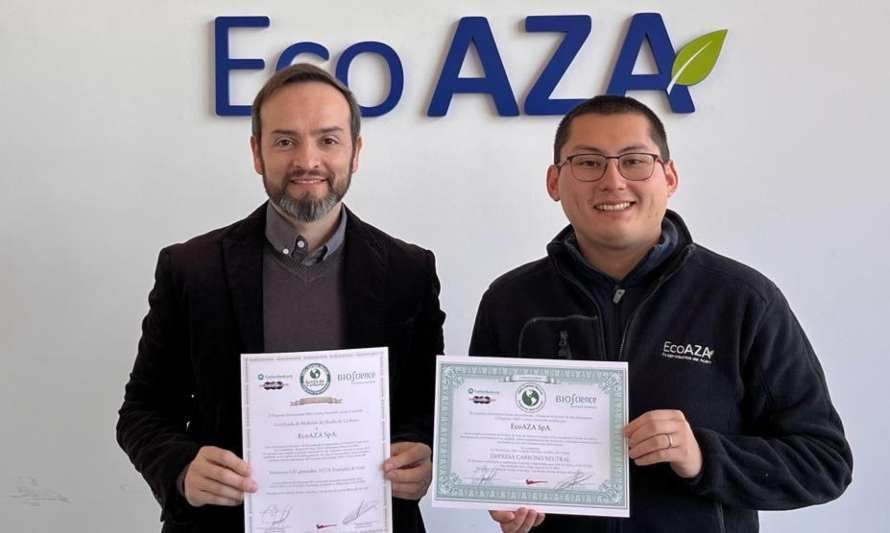 EcoAZA: entre las primeras empresas chilenas certificadas internacionalmente en carbono-neutralidad