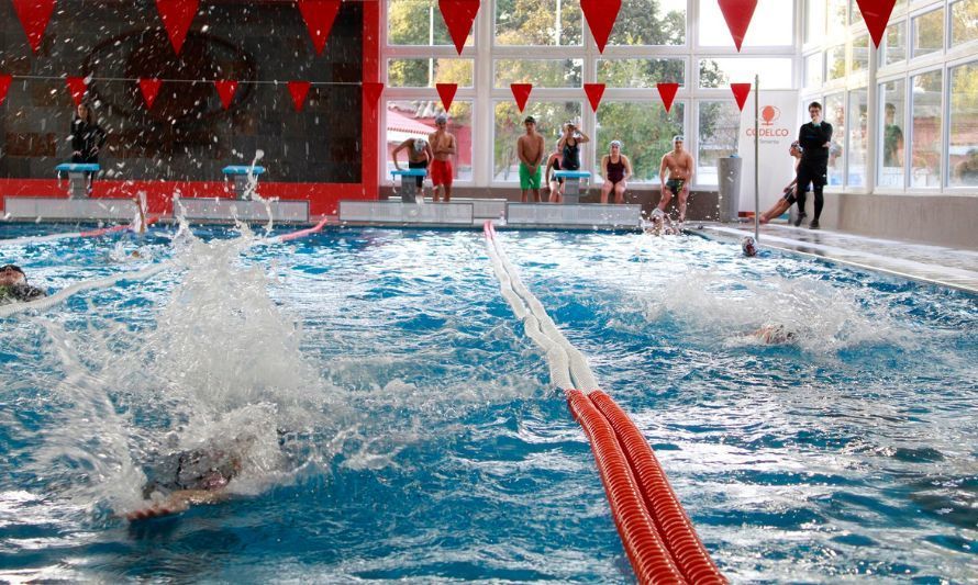 Piscina del estadio El Teniente será sede del clasificatorio regional de natación escolar