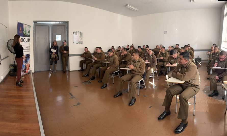 ASIQUIM capacita a cerca de 400 futuros suboficiales de carabineros para enfrentar emergencias químicas