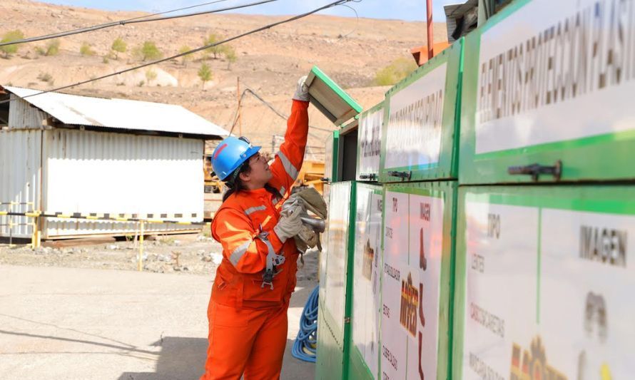 Reciclaje de equipos de protección personal en El Teniente alcanzará su primera tonelada este año