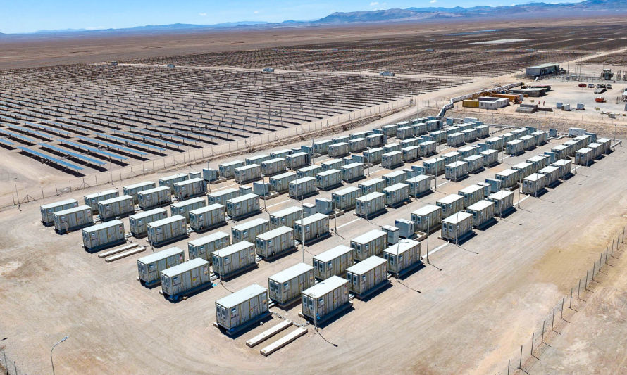 Primera planta de almacenamiento de Innergex en Chile.