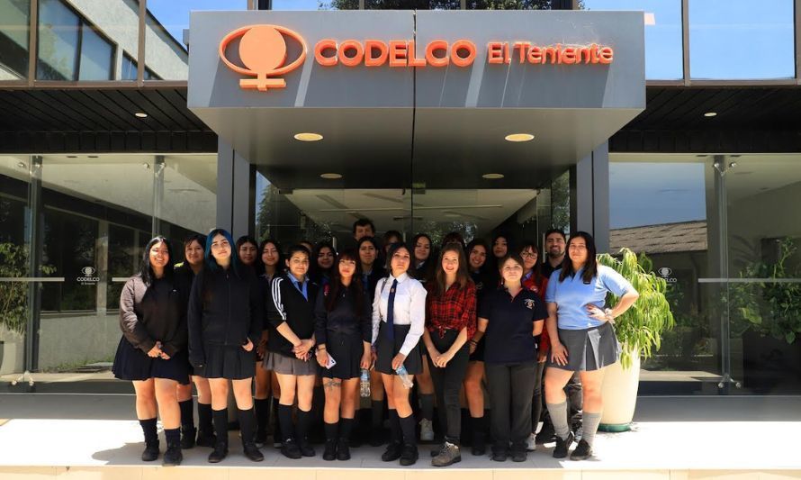 20 alumnas de liceos técnicos de O’Higgins participan en programa Mentorías en Minería