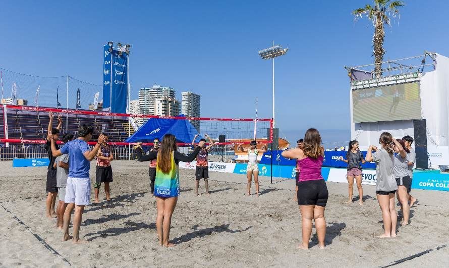 Voleibol playa se toma el Estadio Arena Cavancha y recibirá a los primos Grimalt por primera vez en Iquique