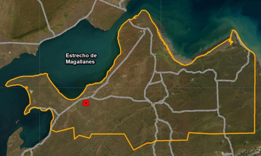 En el punto rojo se ubica el proyecto.