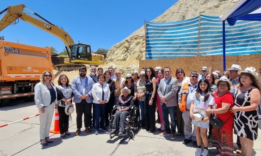 Comenzó obras de retiro de relave minero del centro de Andacollo