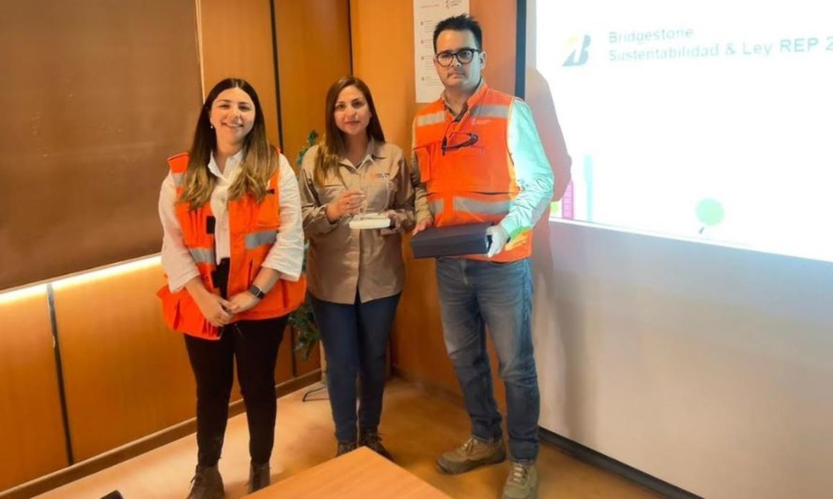 Mantoverde recibe reconocimiento por el reciclaje de 193 toneladas de neumáticos fuera de uso