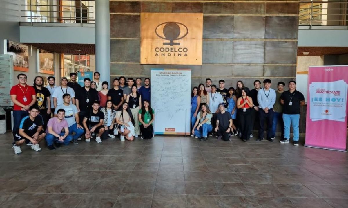 Estudiantes del Valle del Aconcagua realizan su práctica profesional en Codelco Andina