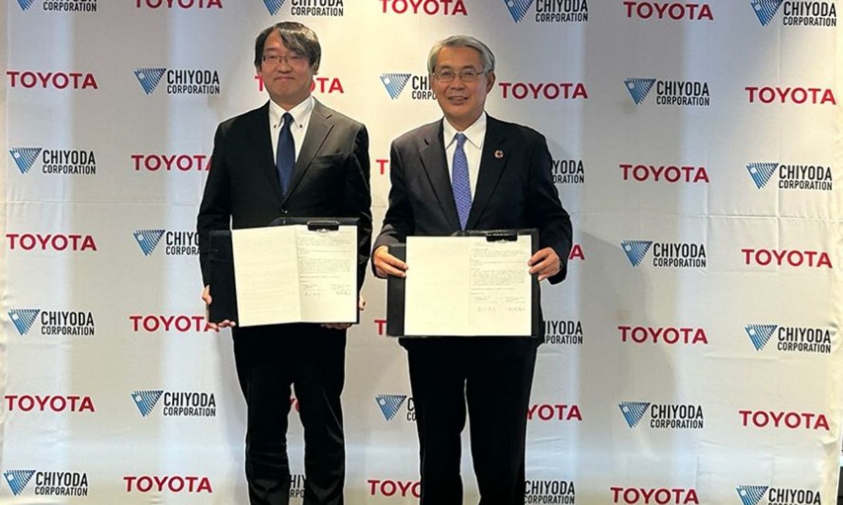 Toyota y Chiyoda firman acuerdo para desarrollo a gran escala de hidrógeno verde