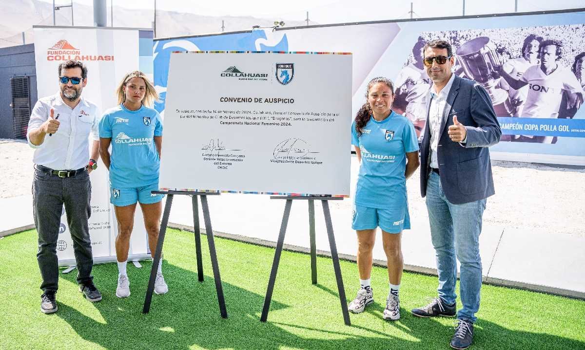 Collahuasi y Deportes Iquique renuevan apoyo integral a división femenina