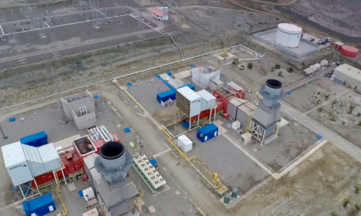 Central Termoeléctrica Taltal.