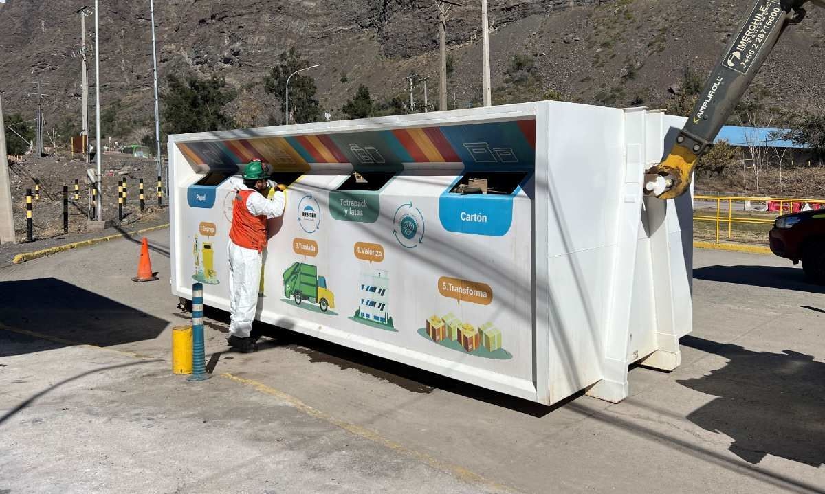 Codelco Andina refuerza su gestión sustentable en el Día Mundial del Reciclaje