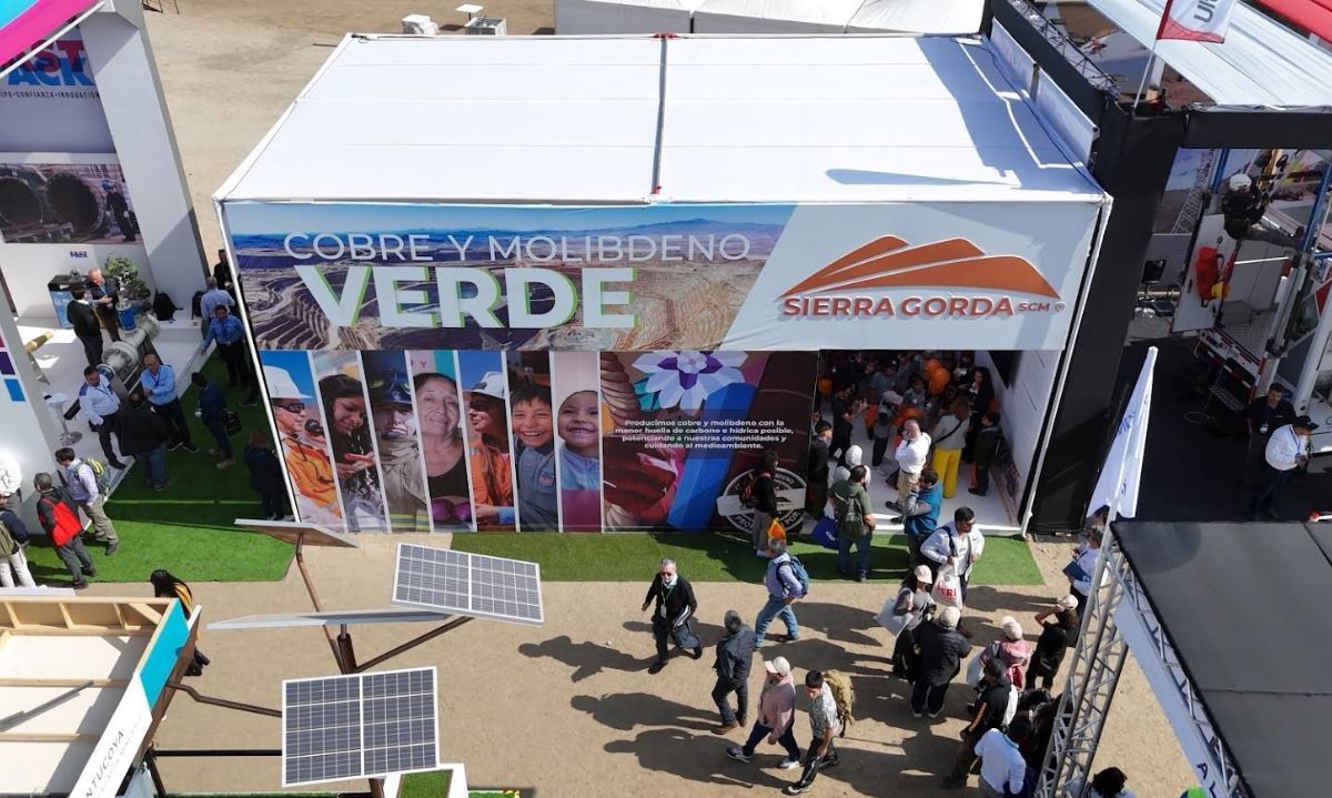 Exitosa semana de Sierra Gorda SCM en Exponor 2024