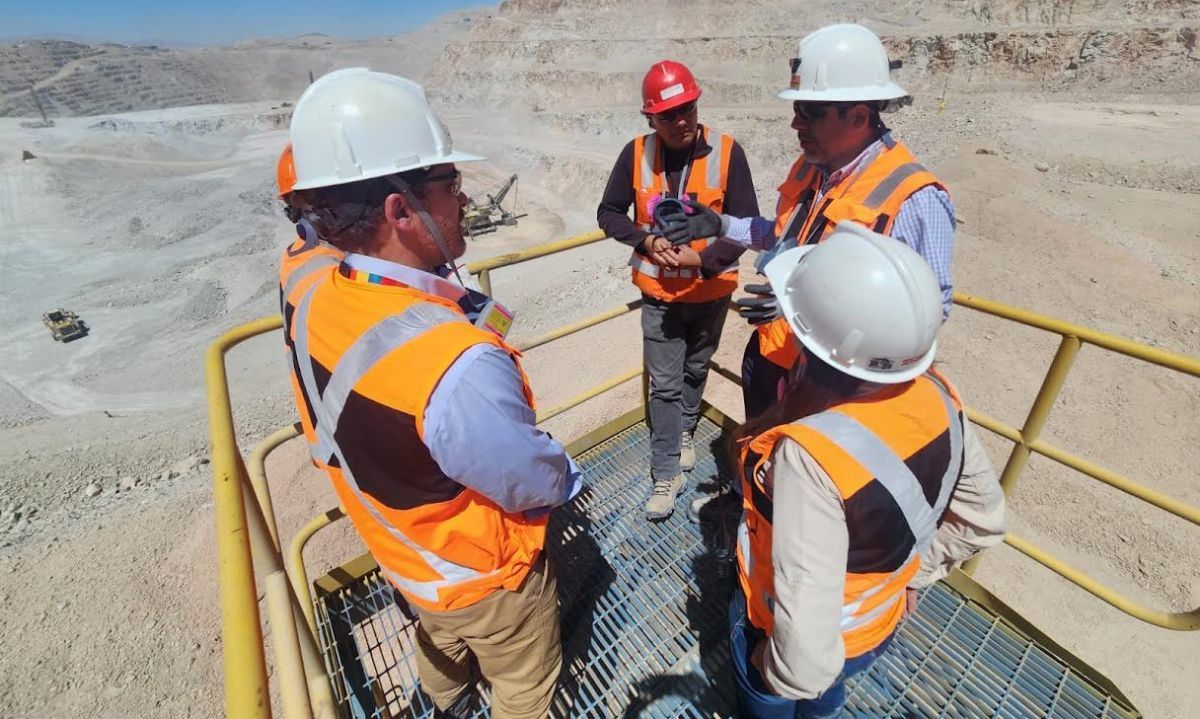 Realizan inspección de seguridad en mina rajo de Chuquicamata  
