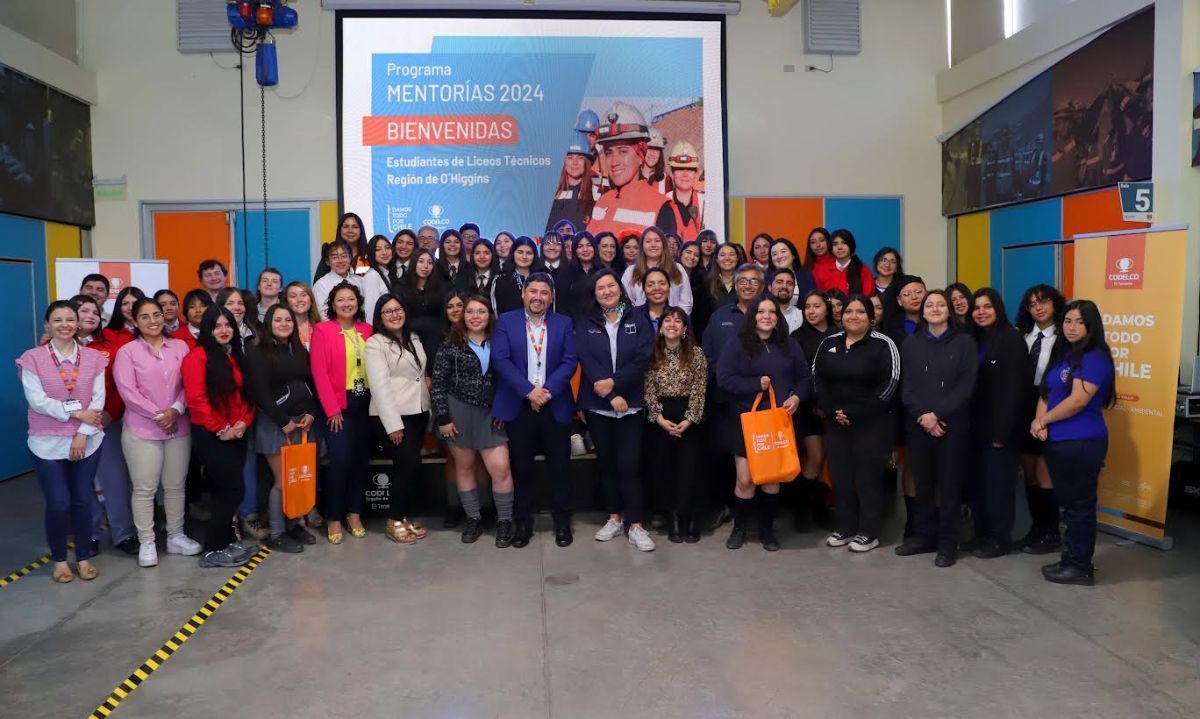 Alumnas de 4 liceos técnicos de O’Higgins participarán en programa minero de Mentorías 