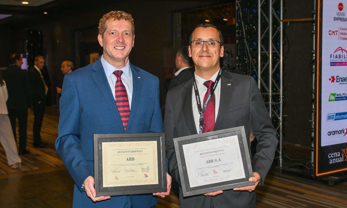 ABB en Chile recibe doble reconocimiento en Cena Anual 2024 de Aprimin