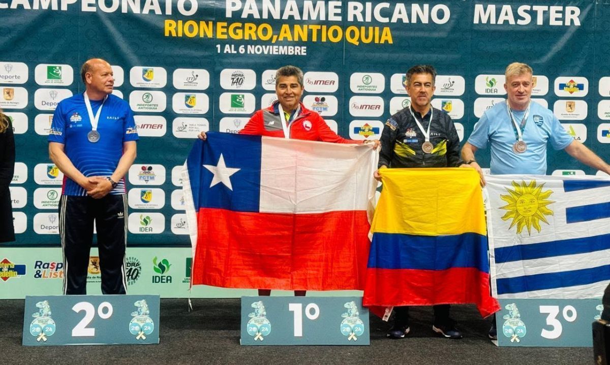 Deporte y minería: La destacada trayectoria del electromecánico de Chuquicamata, campeón máster de tenis de mesa 