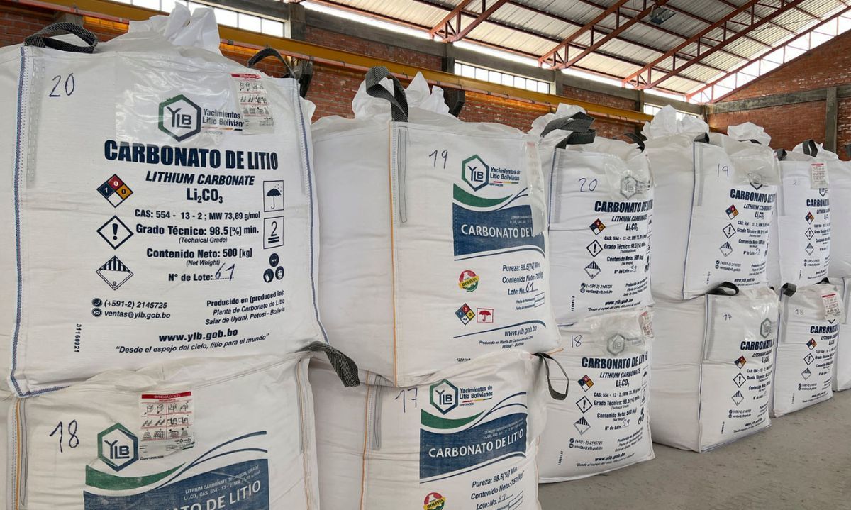 Bolivia: Planta industrial de carbonato de litio inicia maniobras operativas