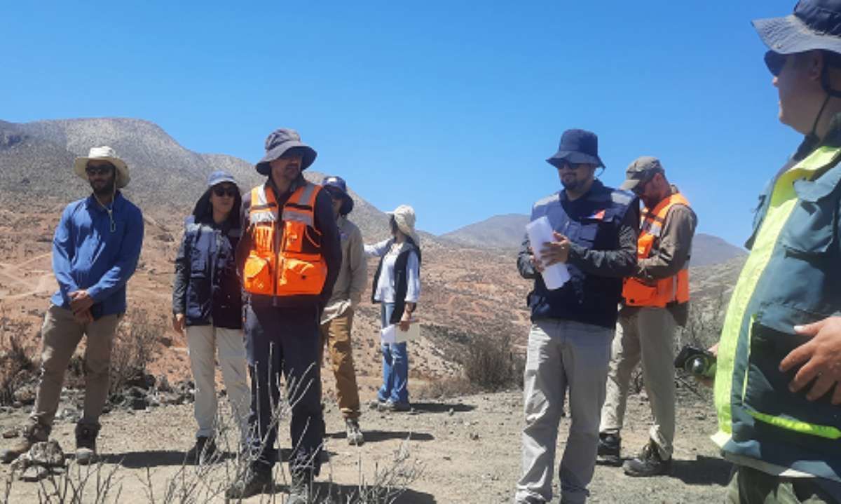 En Vallenar efectúan visita a terreno por proyecto de sondajes minero