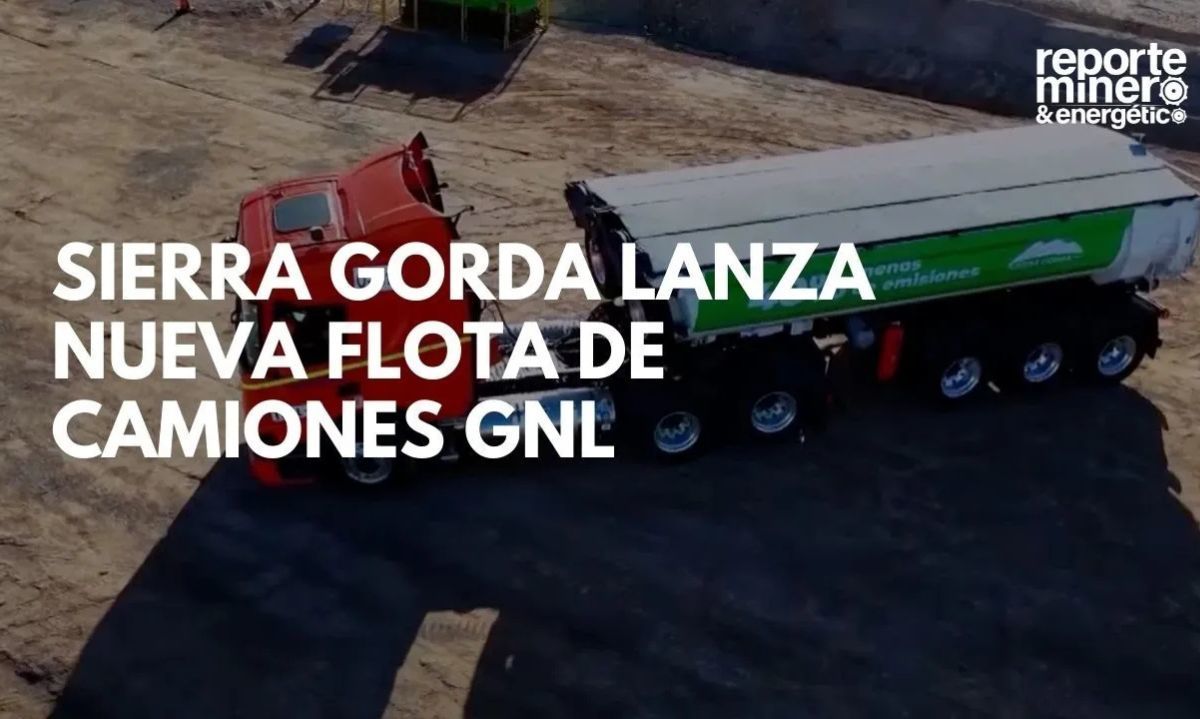 Sierra Gorda lanza nueva flota de camiones GNL